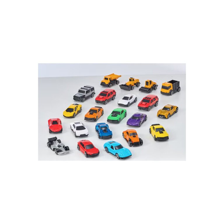 D-Power - Diecast Cars 20-Piece Pack with Storage Tub 1:64 Scale