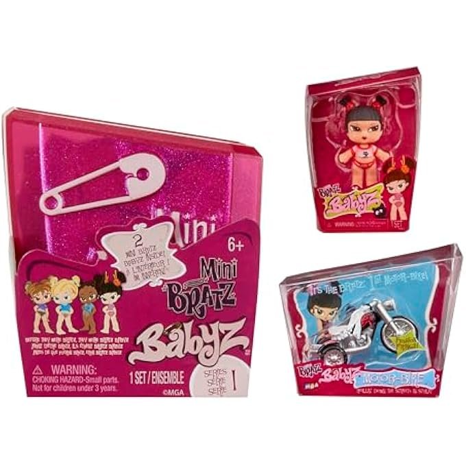 MGA Bratz- Miniverse Mini Bratz Babyz Collectible Figures - 2 Pack (Multicolour)