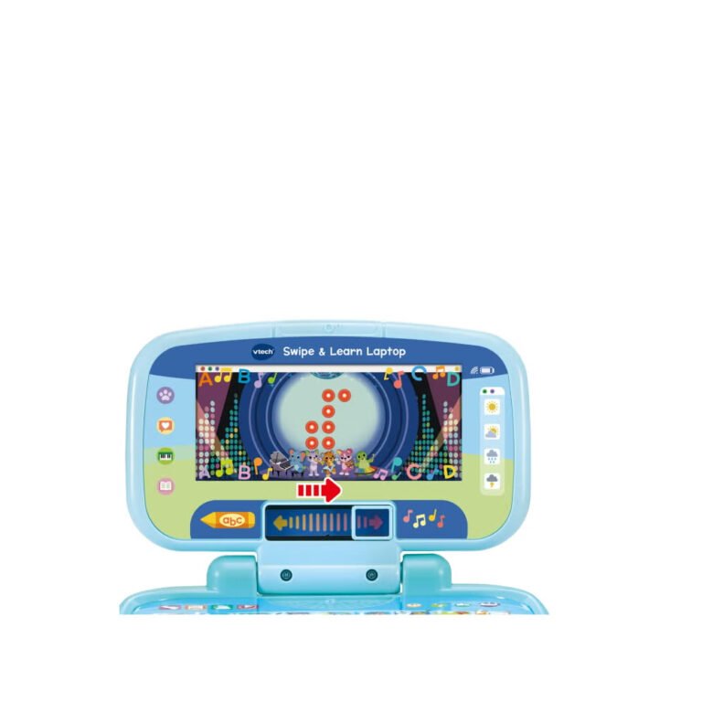 VTech - Swipe & Learn Laptop Toy with Sliding Screens, Music & Learning Apps for Toddlers