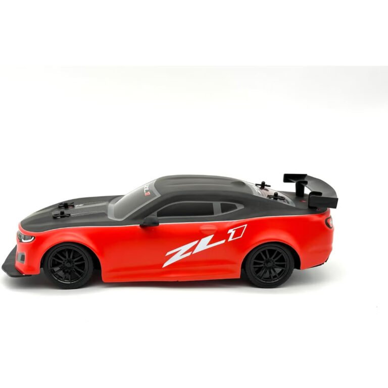 D-power - 1:16 Chevrolet Camaro ZL1 2021 RC Car – Realistic Vapor Exhaust Effect, 2.4GHz Remote Control, Rechargeable Battery Included, for Kids Ages 6+