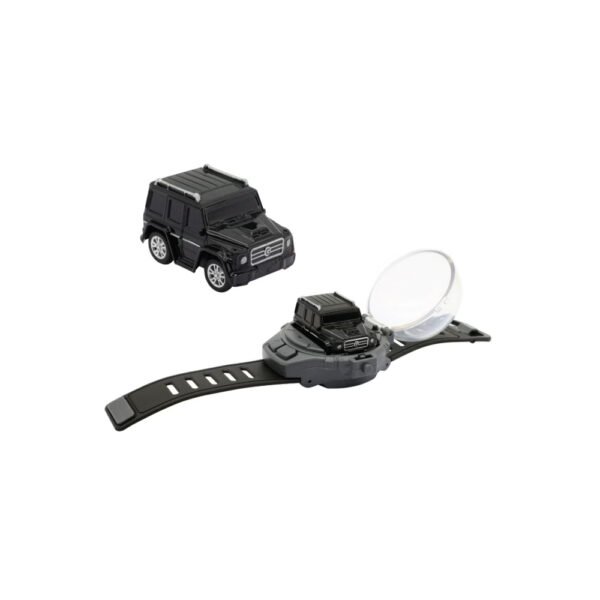 D-power – 1:64 Scale Watch Remote Control Car (Black)– 2.4GHz Mini RC Car with Wearable Controller | Compact Racing Toy for Kids Ages 3+