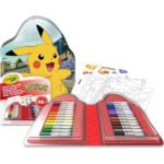CRAYOLA – Case with Colours & Stickers Pokémon, Felt Pen Set, Colouring Pages, Stickers, 45 Pieces, Creative Gift for Children from 5 Years