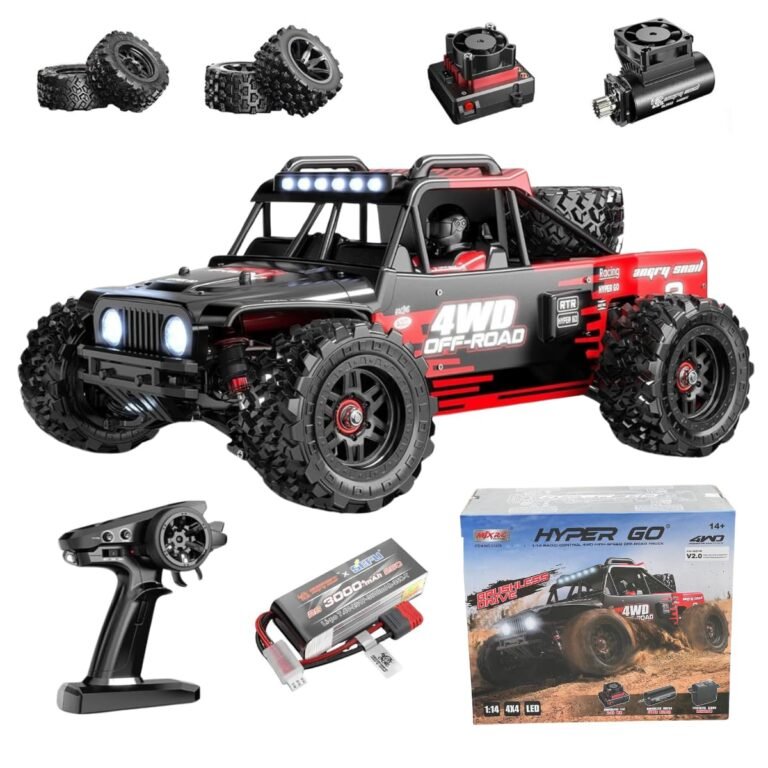 MJX - Hyper Go 1/14 Brushless High-Speed RC Truck, 4WD Off-Road Vehicle - 75km/h