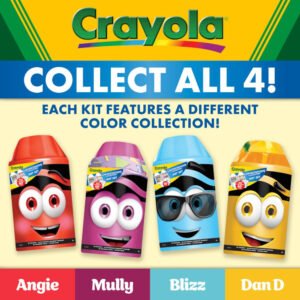 Crayola - Yellow Limited Edition Art Case – Collectible Set with Retired & Classic Crayons, Pip-Squeaks Markers, Coloring Pages & Stickers | Portable Kids Art Kit