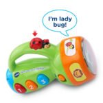 VTech – Spin & Learn Color Flashlight Toy with Light-Up Colors, Music & Animal Sounds for Babies