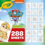 CRAYOLA – Case with Colours & Stickers Paw Petrol, Felt Pen Set, Colouring Pages, Stickers, 45 Pieces, Creative Gift for Children from 5 Years