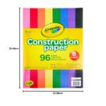Crayola – Construction Paper, 96 Sheets, 9 x 12 in – Multicolour