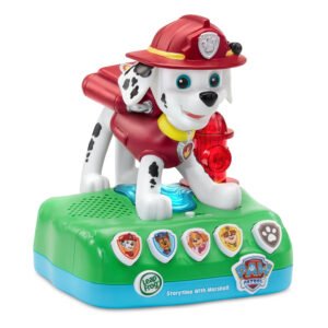 VTech - Storytime With Marshall – Interactive PAW Patrol Nightlight & Storybook with 4 Narrated Adventures, Sleep Timer, Music & Games for Kids 3+