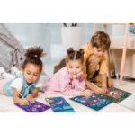 Avenir – Let’s Travel Together A5 Scratch Book – Travel the World | Portable Scratch Art Drawing Pad for Kids | Creative On-the-Go Activity for Airplane, Train & Road Trips