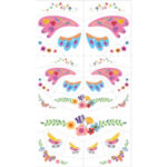 Avenir – Fancy Me Face Stickers & Tattoos for Kids – Fantasy Garden World | 110+ Cosmetic-Grade Removable Stickers | Safe Family Fun Activity for Dress-Up, Parties & Creative Play