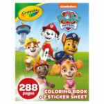 CRAYOLA – Case with Colours & Stickers Paw Petrol, Felt Pen Set, Colouring Pages, Stickers, 45 Pieces, Creative Gift for Children from 5 Years
