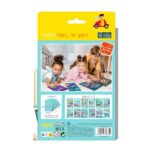 Avenir – Let’s Travel Together A5 Scratch Book – Travel the World | Portable Scratch Art Drawing Pad for Kids | Creative On-the-Go Activity for Airplane, Train & Road Trips
