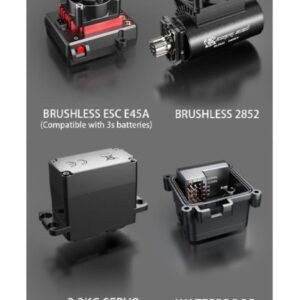 MJX - Hyper Go 1:14 Brushless RC Drift Car, 2.4GHz RTR 4WD Off-Road Vehicle, 42km/h High Speed (White)