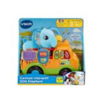 VTech – Learn & Rescue Elephant Truck | Interactive Pull-Along Rescue Vehicle with Plush Elephant | Lights, Music & Role-Play Learning | Toddler Toy for Ages 12–36 Months