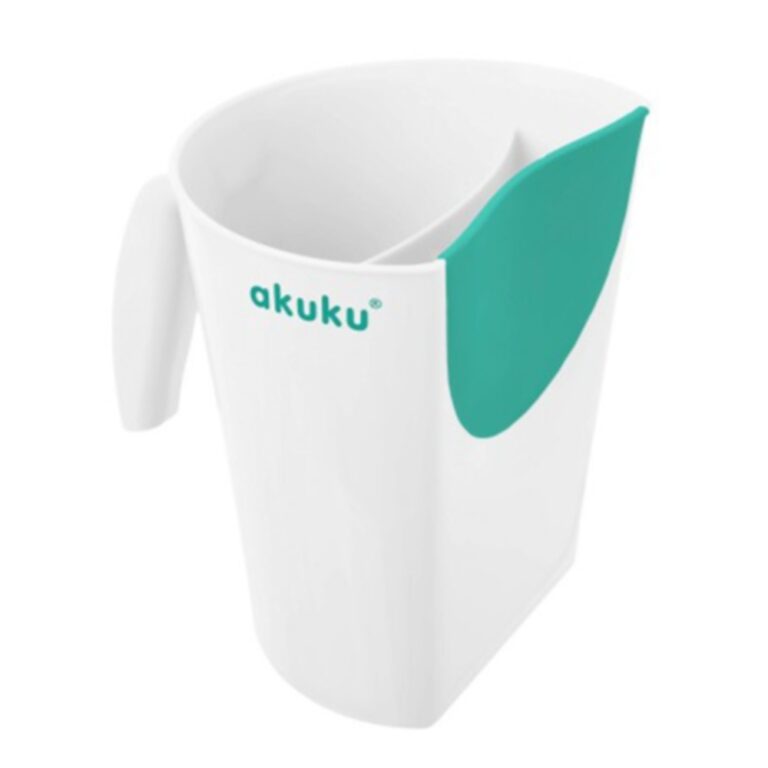 AKUKU - Shampoo Rinse Cup White/Turquoise