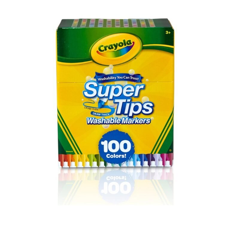 Crayola - Super Tips Washable Markers – 100 Color Set | Fine & Broad Line Markers for Kids, Non-Toxic Art Supplies for Drawing, Coloring & School Projects