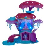 Magic Mixies Mixlings Magic Light-Up Treehouse Playset with Magic Room Reveal, Glow Mixling & Wand