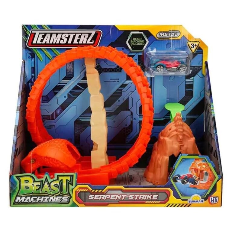 Teamsterz Beast Machine Serpent Strike Playset Toy with 1 Die-Cast Car