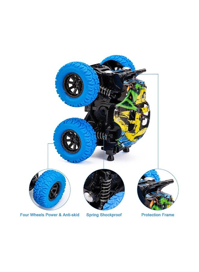 D-Power - Friction Stunt Monster Truck - Blue