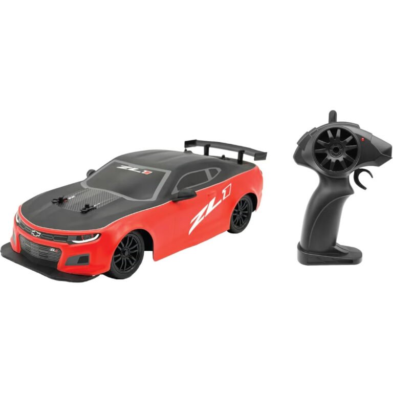 D-power - 1:16 Chevrolet Camaro ZL1 2021 RC Car – Realistic Vapor Exhaust Effect, 2.4GHz Remote Control, Rechargeable Battery Included, for Kids Ages 6+