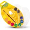 Crayola – Watercolour Paint Set for Kids – 12 Washable Paints with Brush & Lockable Palette | Non-Toxic Art Supplies for Painting, School & Creative Activities