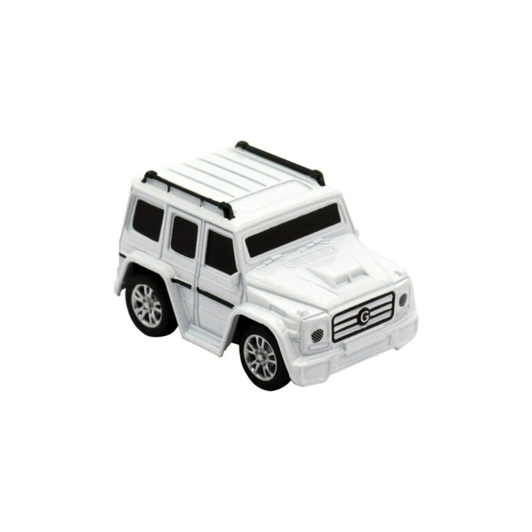 D-power - 1:64 Scale Watch Remote Control Car (White)– 2.4GHz Mini RC Car with Wearable Controller | Compact Racing Toy for Kids Ages 3+