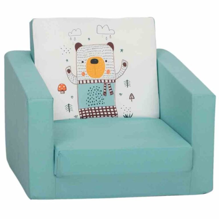 Delsit Kids Single Sofa Chair – Bear in the Rain Soft Foam Seat