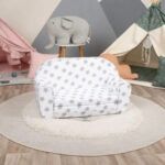 Delsit Kids Stars Sofa Bed – White
