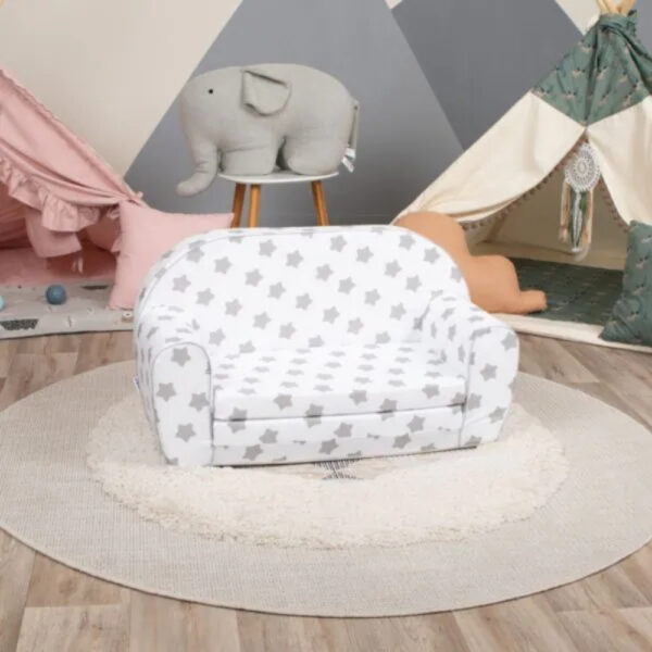 Delsit Kids Stars Sofa Bed – White