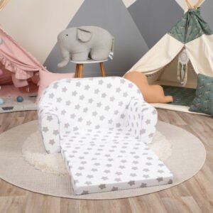 Delsit Kids Stars Sofa Bed – White