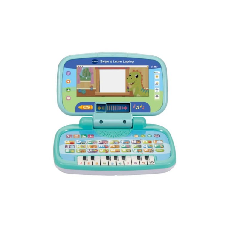 VTech - Swipe & Learn Laptop Toy with Sliding Screens, Music & Learning Apps for Toddlers