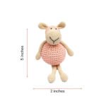 Happy Threads – Handmade Crocheted Cheerful Sheep (5 inch) – Pink