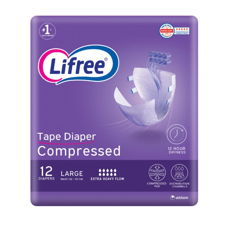 Lifree - Adult Diapers Tape Large - 1 X 12 PAC