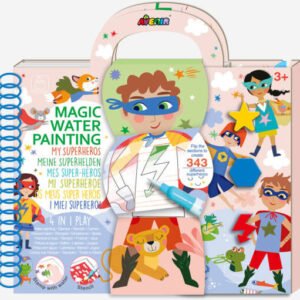 Avenir - Magic Water Painting, My Superheros Multicolour | Ideal for rainy days, indoor play, mess-free painting, travel and holidays | Ideal for Ages 3+