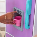 KidKraft Sweet Snack Time Cart & Play Kitchen – Kids Pretend Play Food Cart and Kitchen Set