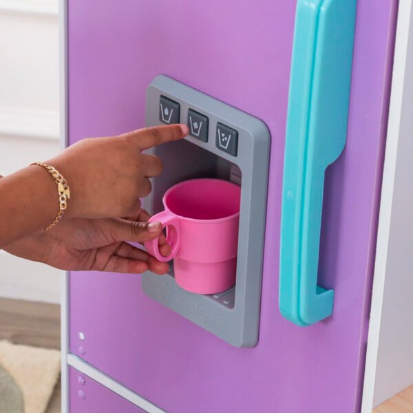 KidKraft Sweet Snack Time Cart & Play Kitchen – Kids Pretend Play Food Cart and Kitchen Set