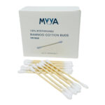 Myya – Bamboo Cotton Earbuds, 200 pieces