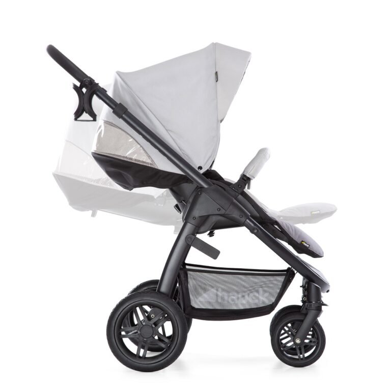 Hauck-Saturn R-Lunar-Stone stroller+Maxi Cosi- Carseat Adapter