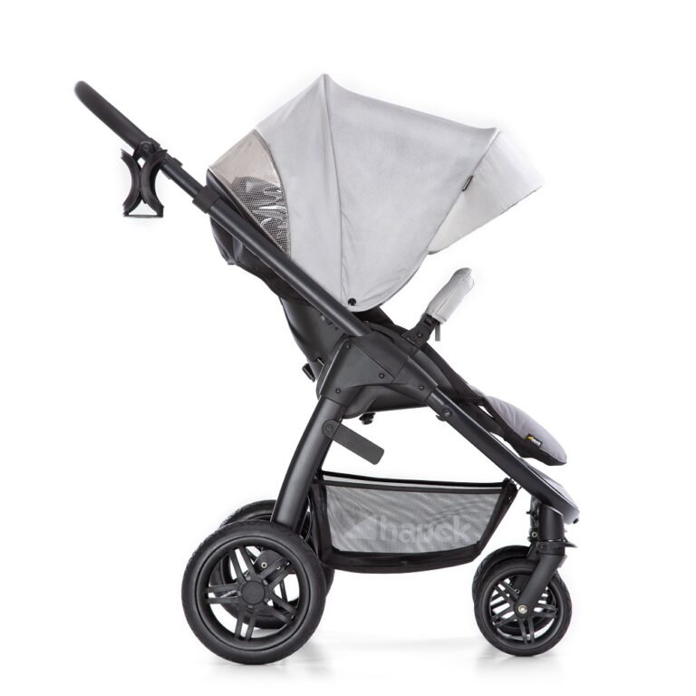 Hauck-Saturn R-Lunar-Stone stroller+Maxi Cosi- Carseat Adapter