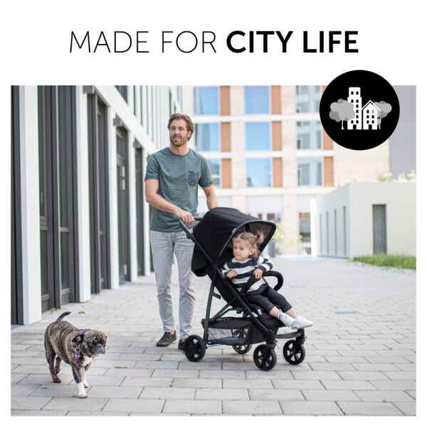 Hauck – Rapid 4 Stroller – Lightweight, Agile with One-Hand Fold & Recline