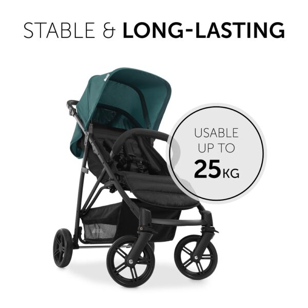 Hauck – Rapid 4 Stroller – Lightweight, Agile with One-Hand Fold & Recline