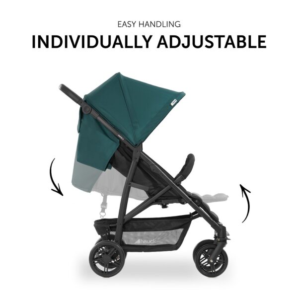 Hauck – Rapid 4 Stroller – Lightweight, Agile with One-Hand Fold & Recline