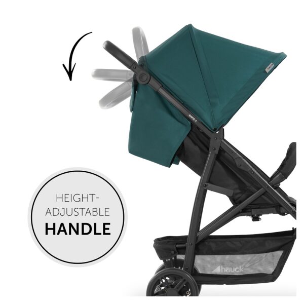 Hauck – Rapid 4 Stroller – Lightweight, Agile with One-Hand Fold & Recline