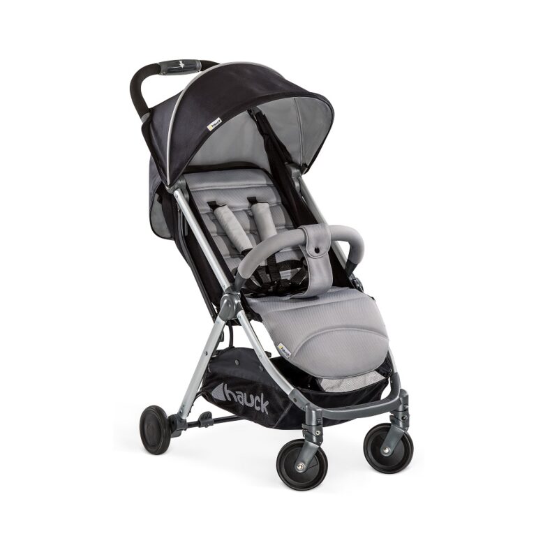 Hauck- Swift-Plus-Silver-Charcoal-Stroller