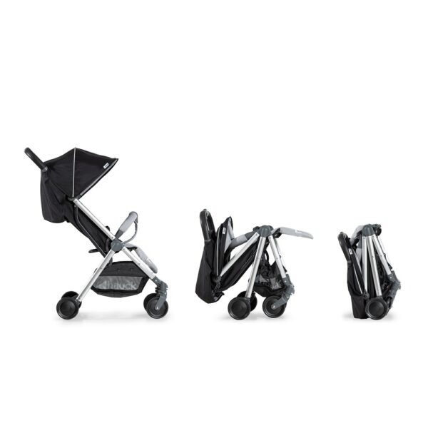 Hauck- Swift-Plus-Silver-Charcoal-Stroller