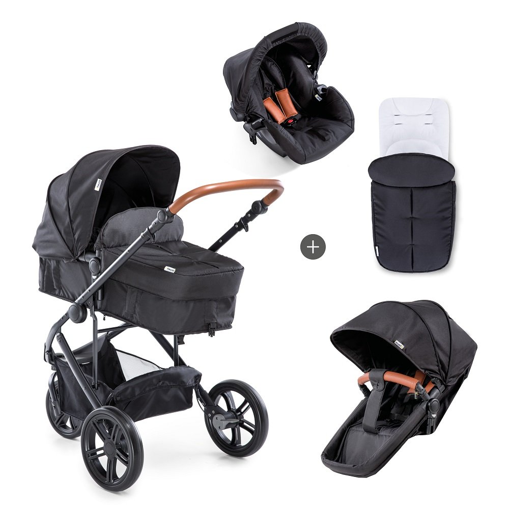 Hauck – Pacific 3 Shop ‘N’ Drive Travel System – Reversible Carrycot to Seat