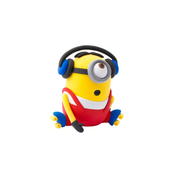 Hey Clay – Minions Stuart Colourful modelling air-dry clay, 5 cans with fun interactive app for kids 3 years +