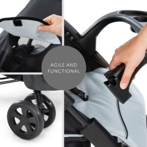Hauck - Caviar Silver Shopper Neo II Stroller
