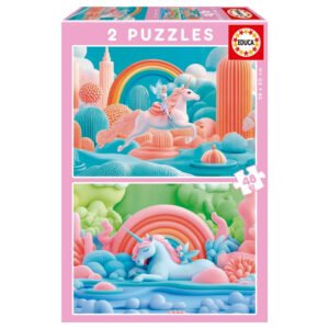 Educa - 2X48 Magic Unicorns FSC