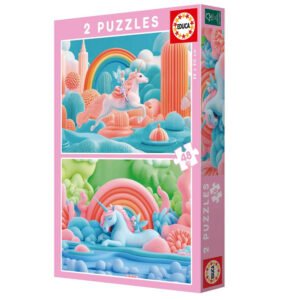 Educa - 2X48 Magic Unicorns FSC